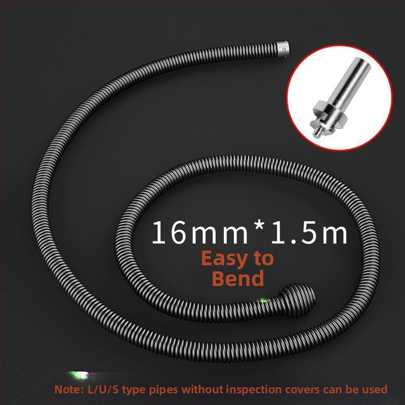 Gamyklinis tiesioginis buitinis elektrinis vamzdžių gilinimo įrenginys kanalizacijos įrankis plieninė viela virtuvės tualetas tualeto užsikimšimas