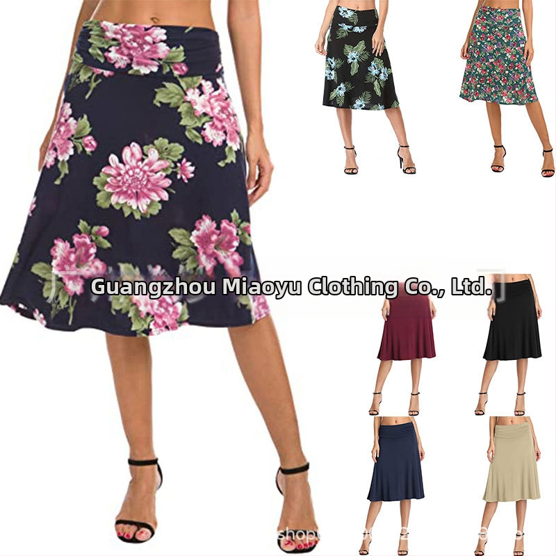 8816 Amazon AliExpress Ženska plisirana strukirana elastična rog suknja za jogu visokog struka