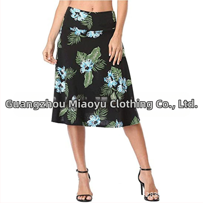 8816 Amazon AliExpress Dámska skladaná elastická rohatá joga sukňa s vysokým pásom midi sukňa