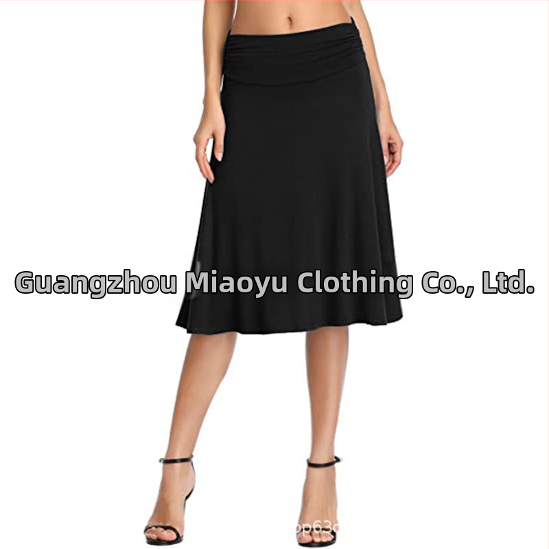 8816 Amazon AliExpress Ženska plisirana strukirana elastična rog suknja za jogu visokog struka