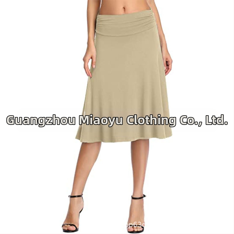 8816 Amazon AliExpress Ženska plisirana strukirana elastična rog suknja za jogu visokog struka