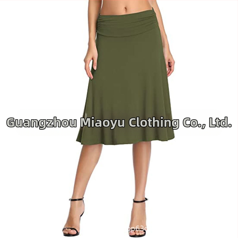 8816 Amazon AliExpress Ženska plisirana strukirana elastična rog suknja za jogu visokog struka
