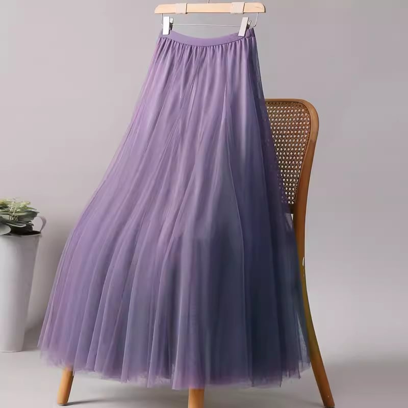 Sieťované polodlhé šaty na rozprávkový tanec s veľkým výkyvom, fialové štvorcové tanečné šaty s áčkovým strihom, stredne dlhé šaty, ružovočervené tanečné šaty