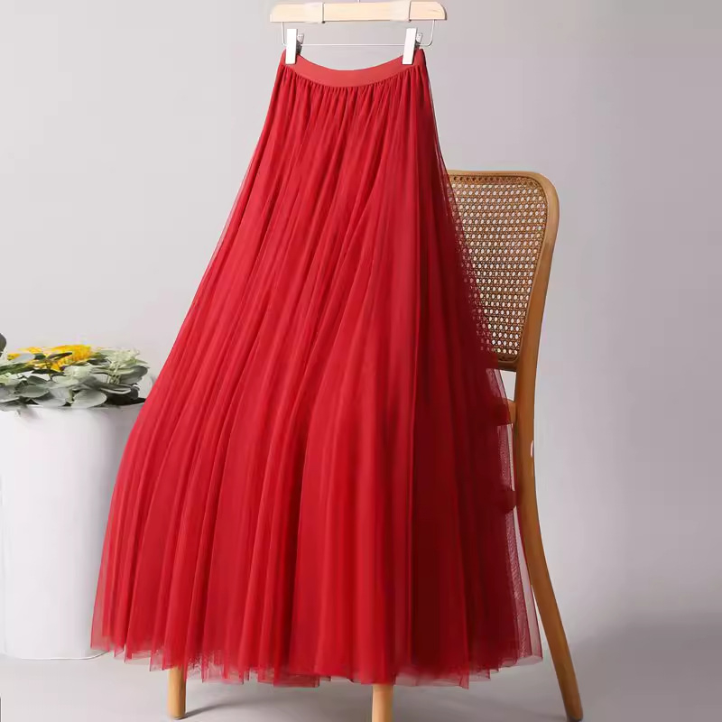 Sieťované polodlhé šaty na rozprávkový tanec s veľkým výkyvom, fialové štvorcové tanečné šaty s áčkovým strihom, stredne dlhé šaty, ružovočervené tanečné šaty