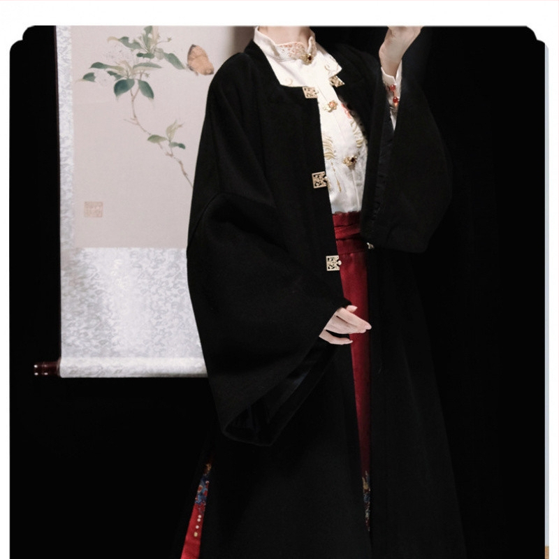 Yan Ran [Cui Luan] Uus kihluskleit Uus hiina punase hobuse näoga seelik Igapäevane ülikond Hanfu naiste röstsaia kleit