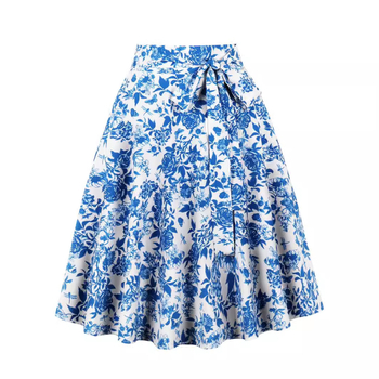 Modna suknja s printom remena za proljeće 2024.