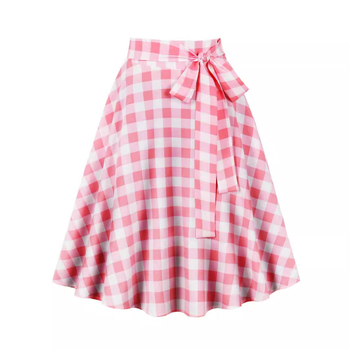 Модна пола с щампа на колан за пролет 2024 г.