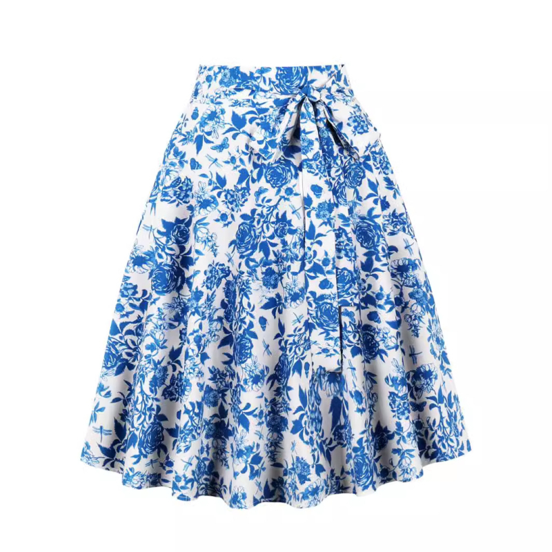 Modna suknja s printom remena za proljeće 2024.