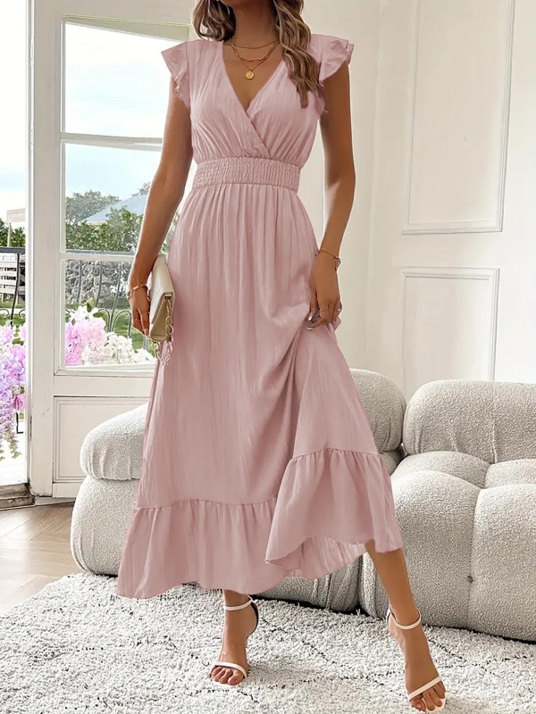 na zalihi 2025. Europa i Sjedinjene Države prekogranične eksplozije Amazona nove ženske duge ljetne haljine kratkih rukava neovisna postaja