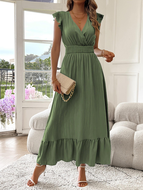 na zalihi 2025. Europa i Sjedinjene Države prekogranične eksplozije Amazona nove ženske duge ljetne haljine kratkih rukava neovisna postaja