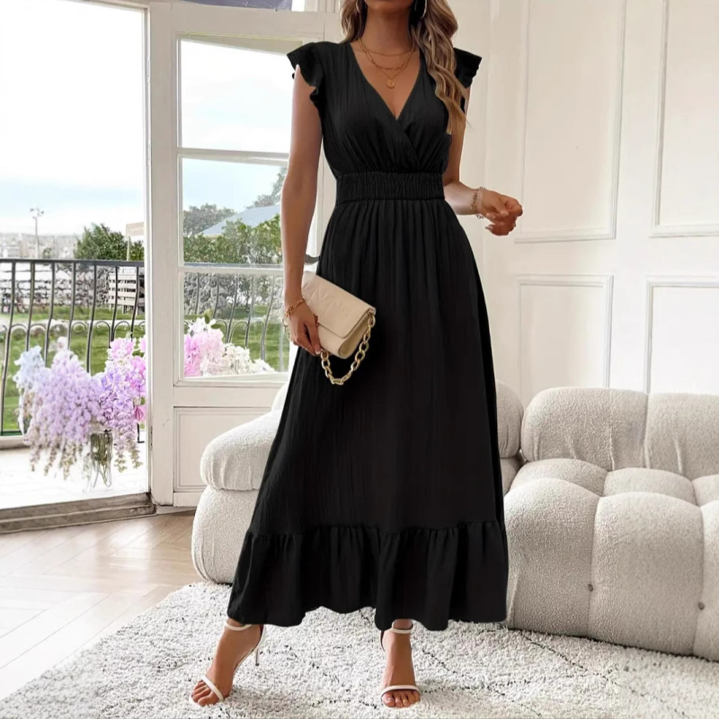 na zalihi 2025. Europa i Sjedinjene Države prekogranične eksplozije Amazona nove ženske duge ljetne haljine kratkih rukava neovisna postaja