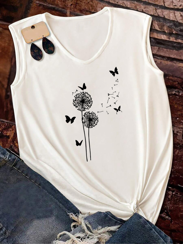 Vara 2025, stil european și american, la modă, imprimat, cu mânecă scurtă, pentru femei, cu decolteu în V, la modă, all-match, top A47 imprimat