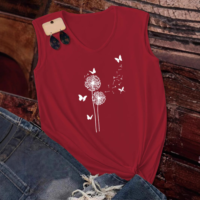 Vara 2025, stil european și american, la modă, imprimat, cu mânecă scurtă, pentru femei, cu decolteu în V, la modă, all-match, top A47 imprimat