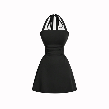 Rochie elegantă și sexy pentru femei transfrontaliere 2025, rochie de primăvară și de vară, Slim Fit, cu talie înaltă, scurtă, fustă