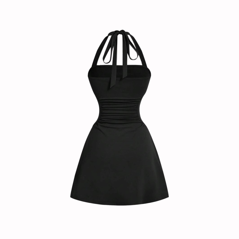 Rochie elegantă și sexy pentru femei transfrontaliere 2025, rochie de primăvară și de vară, Slim Fit, cu talie înaltă, scurtă, fustă