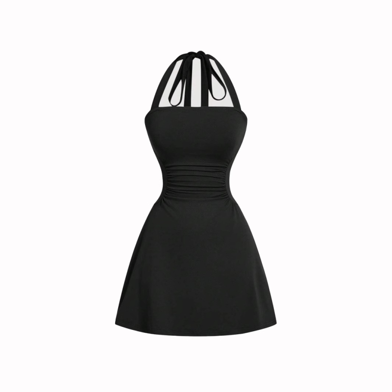 Rochie elegantă și sexy pentru femei transfrontaliere 2025, rochie de primăvară și de vară, Slim Fit, cu talie înaltă, scurtă, fustă