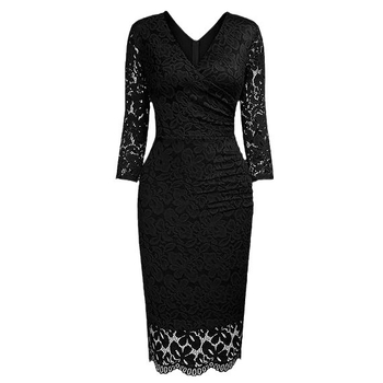 Nova haljina za vanjsku trgovinu, europska i američka, eBay, duboki V, seksi tanka haljina, Amazon, želja, čipkasta večernja haljina, duga haljina