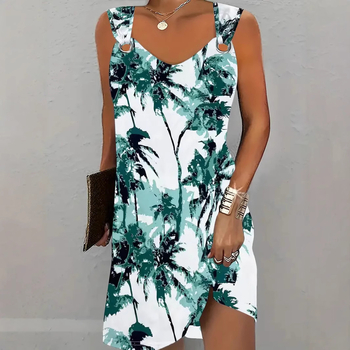 Europa i Sjedinjene Države prekogranična Amazon AliExpress 2025 nova Joker visokokvalitetna haljina s kopčom na pari WQ24 za slobodno vrijeme