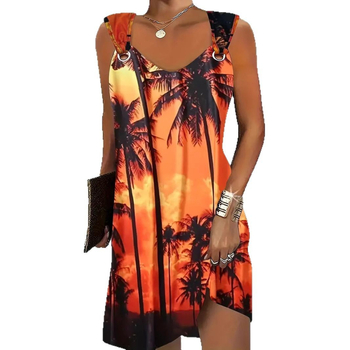 Europa i Sjedinjene Države prekogranična Amazon AliExpress 2025 nova Joker visokokvalitetna haljina s kopčom na pari WQ24 za slobodno vrijeme