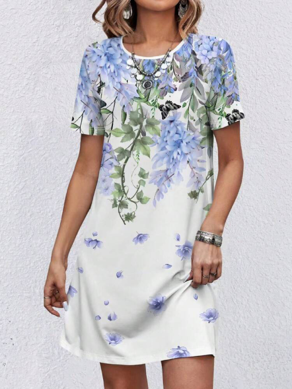 Geometric simplu imprimat elegant navetist 2024 vară nouă europeană și americană modă vrac subțire subțire