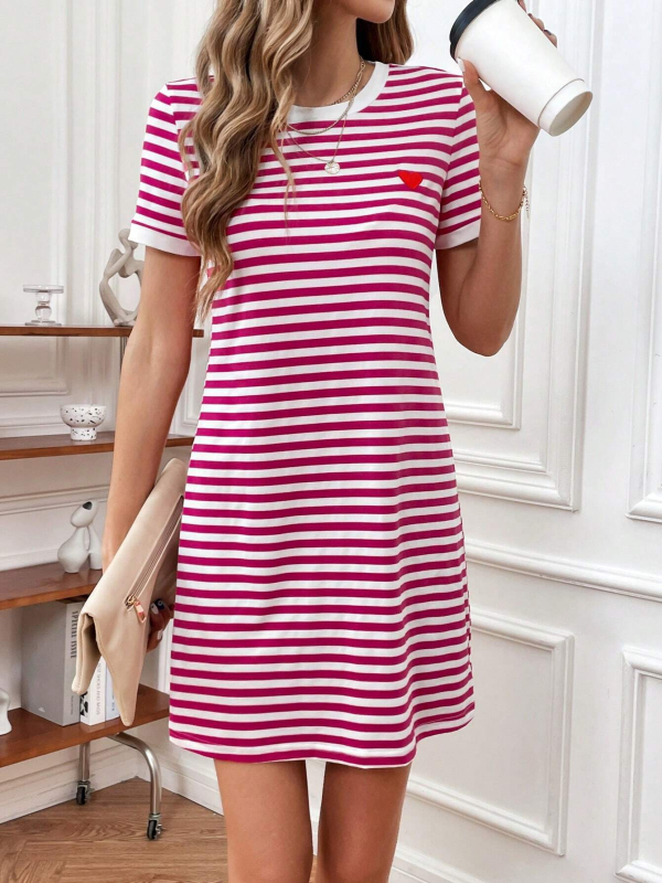 Geometric simplu imprimat elegant navetist 2024 vară nouă europeană și americană modă vrac subțire subțire