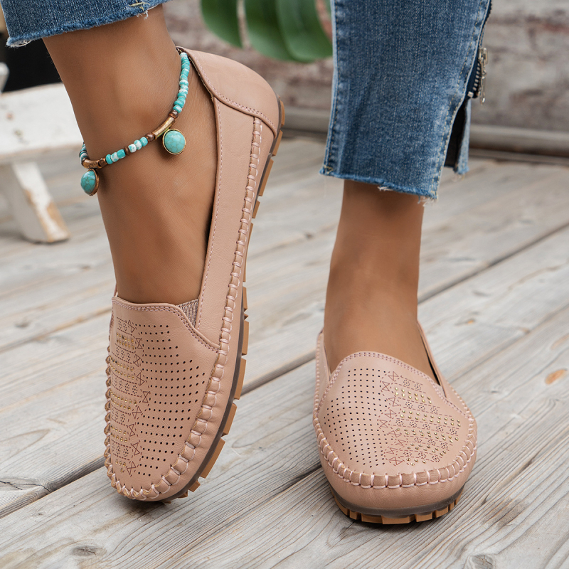 plus size eksplozije prekogranična e-trgovina opskrba jednobojnim retro ženskim mokasinkama ravnog dna, trendi udobne niske pete