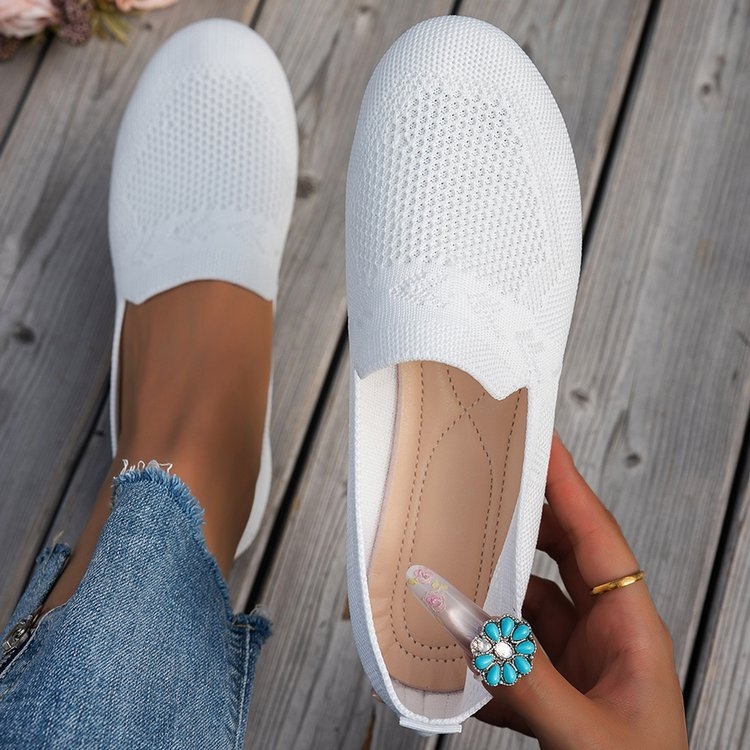 Independent Station 2025 Toamnă Nou Export European și American Dimensiune Mare Pantofi Balenți cu Vârf Rotund pentru Femei Pantofi Casual cu Gură Superficială Stil Sportiv