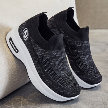 Ženske cipele za ljeto 2025., nove izvozne ženske cipele, veleprodaja, cipele s unutarnjim podizanjem, prozračne sportske cipele s debelim potplatom za žene