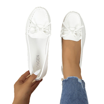 Korejske cipele za veće veličine, prekogranične, proljetne i jesenske, nove ravne cipele s grahom i mekim potplatom, navlake za mokasine, ležerne cipele