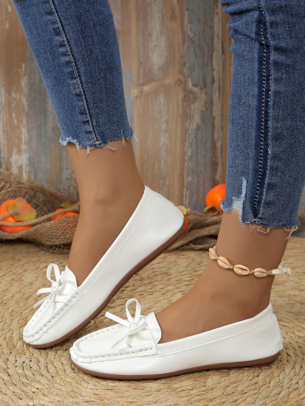 Korejske cipele za veće veličine, prekogranične, proljetne i jesenske, nove ravne cipele s grahom i mekim potplatom, navlake za mokasine, ležerne cipele