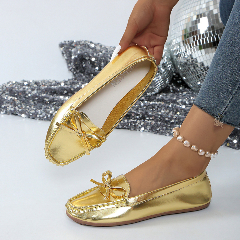 Korejske cipele za veće veličine, prekogranične, proljetne i jesenske, nove ravne cipele s grahom i mekim potplatom, navlake za mokasine, ležerne cipele