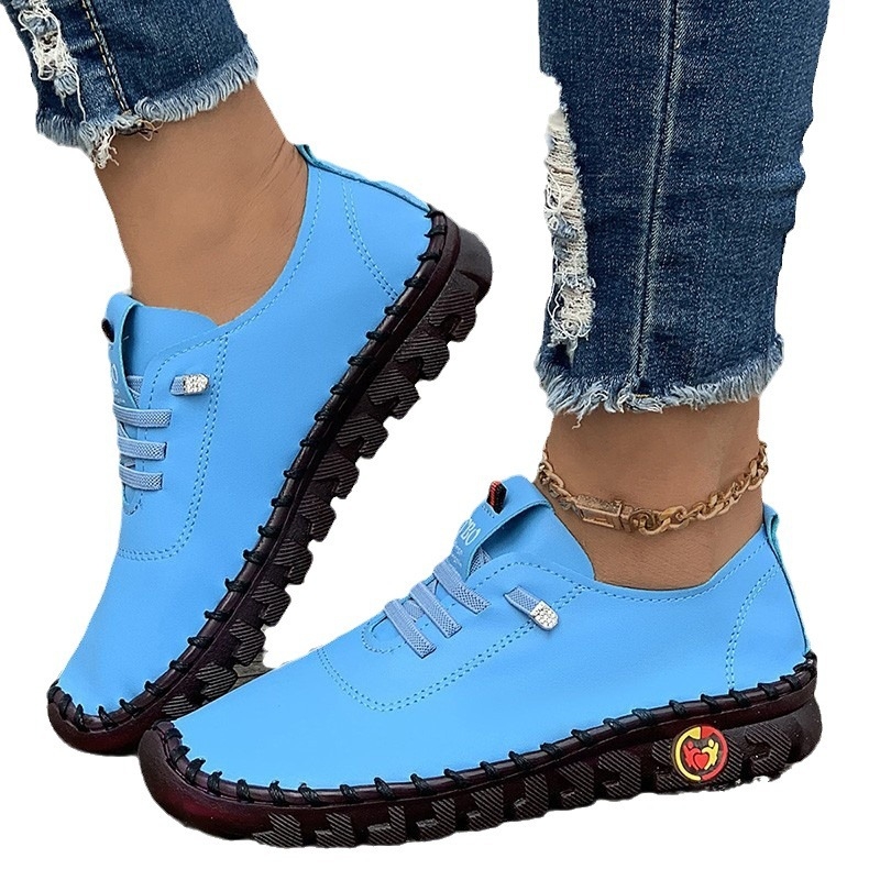 Nove proljetne i ljetne prekogranične rimske prozračne retro šuplje šavove na platformi, plus size, ženske cipele s jednim slojem, cipele za mame