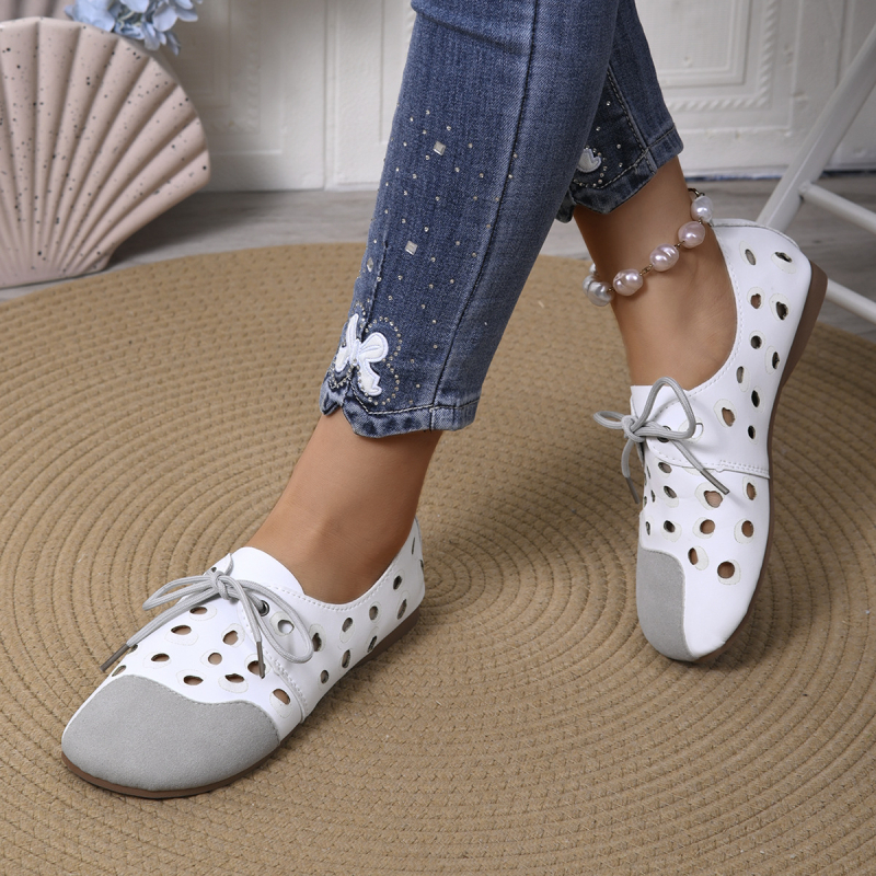 Pantofi sport cu toc înalt pentru femei, mărime plus, cu platformă, vară nouă, europene și americane, cu găuri goale, all-match