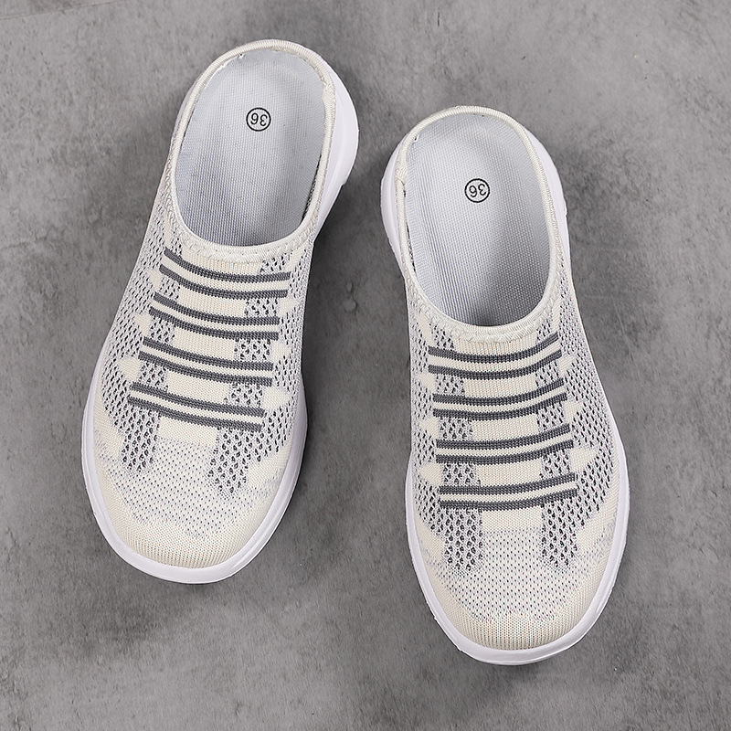 Pantofi sport de vară pentru femei, cu jumătate de cană, sport ...