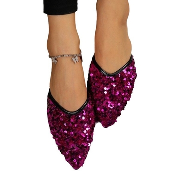 Sandale Baotou cu paiete, vara 2024, noi, Cyber Celebrant, îmbrăcăminte exterioară colorată, pentru femei, comerț exterior transfrontalier, papuci la modă, plati