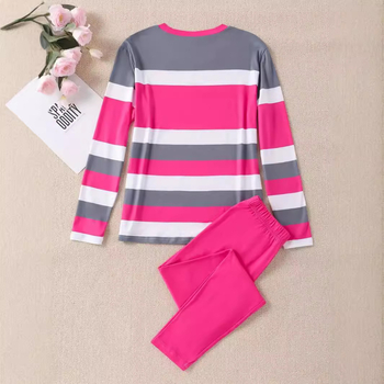 2024 Xiyin temu Explosions női hosszú ujjú nadrág digitális nyomtatású vízszintes öltöny őszi-téli hosszú ujjú öltöny