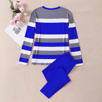 2024 Xiyin temu Explosions női hosszú ujjú nadrág digitális nyomtatású vízszintes öltöny őszi-téli hosszú ujjú öltöny