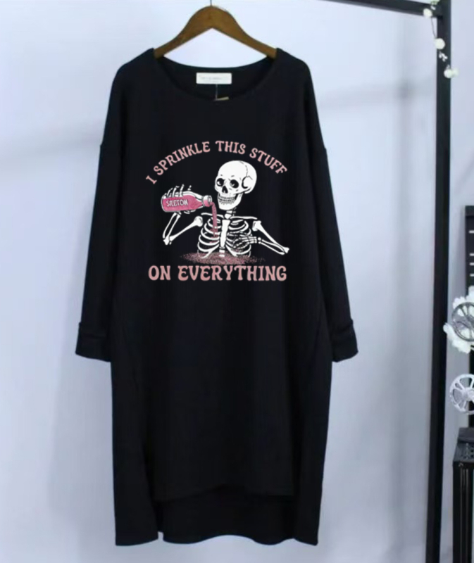 Europska i američka prekogranična vanjska trgovina neovisna stanica Amazon duga ženska majica s velikim printom