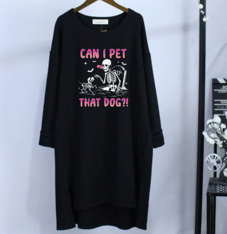 Europska i američka prekogranična vanjska trgovina neovisna stanica Amazon duga ženska majica s velikim printom