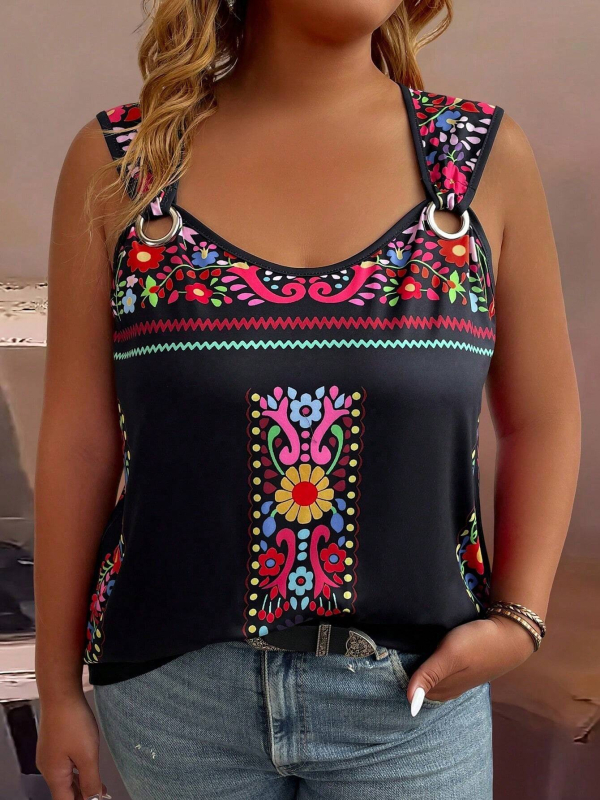 Ženski europski i američki ljetni 2024., novi jednostavni, široki, udobni, ležerni, modni prsluk s parnom kopčom, WN23