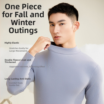 Θερμικά εσώρουχα από παχύ βαμβάκι, ανδρικά και γυναικεία φθινοπωρινά ρούχα και παντελόνια, πουλόβερ από βαμβάκι για ζευγάρια με επένδυση fleece