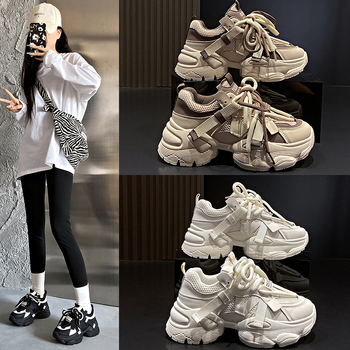 Tehase otsemüük, naistele mõeldud isakingad 2024. aasta kevadeks, uued Korea versioonid, trendikad moodsed paksu tallaga kingad kevad- ja sügisesteks vabaajajalatsiteks