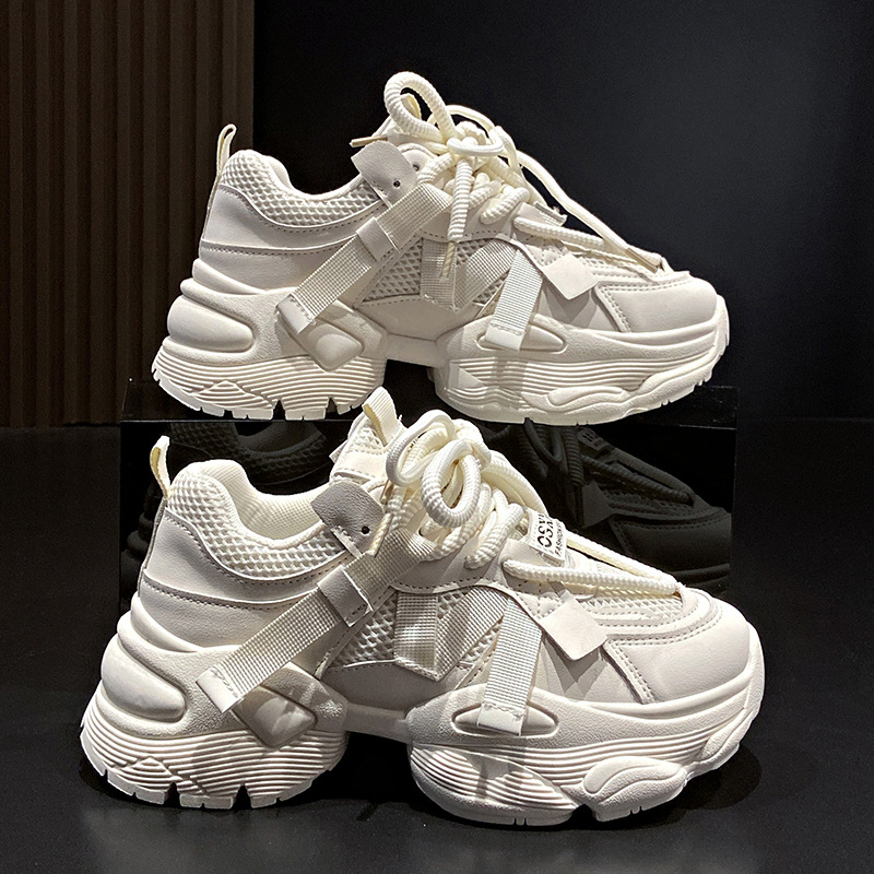 Tehase otsemüük, naistele mõeldud isakingad 2024. aasta kevadeks, uued Korea versioonid, trendikad moodsed paksu tallaga kingad kevad- ja sügisesteks vabaajajalatsiteks