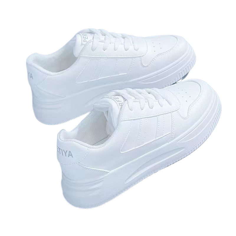 Varasügisesed uued valged kingad naistele 2024. aasta uued sügisesed vabaajajalatsid naistele Korea mitmekülgsed tudengikingad tossud kevadeks ja sügiseks