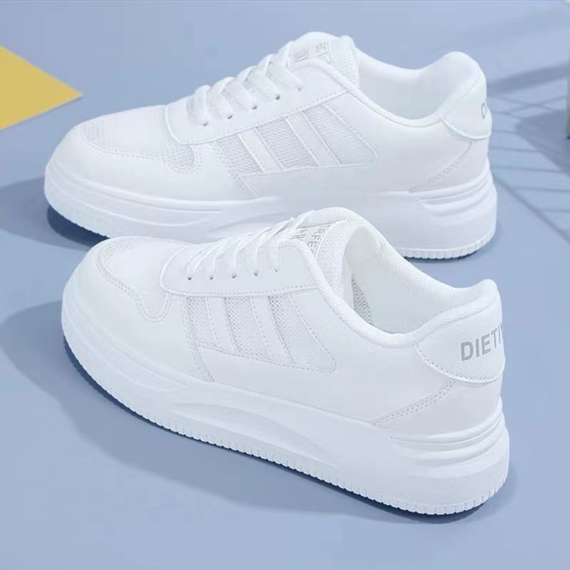 Varasügisesed uued valged kingad naistele 2024. aasta uued sügisesed vabaajajalatsid naistele Korea mitmekülgsed tudengikingad tossud kevadeks ja sügiseks