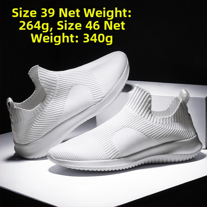 Zahraničný obchod 46 plus size Pánska obuv Jarné a letné nazúvacie topánky Lazy Shoes Pánske lietajúce tkané sieťované nazúvacie ležérne topánky Nazúvacie trendy topánky