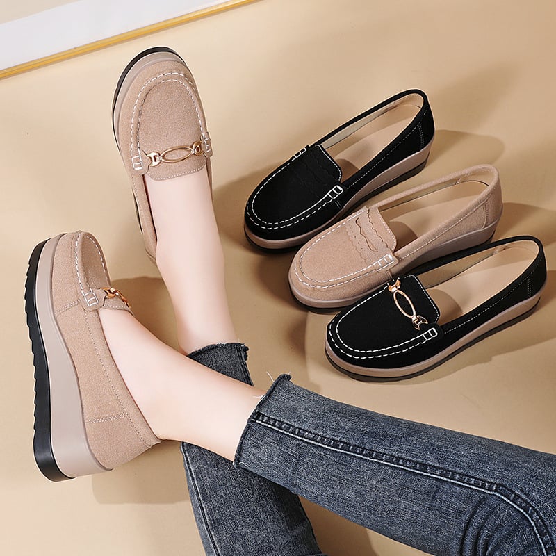 2025 Nové jarné jednoduché topánky Dámske módne hrubé podrážkové topánky pre matky Dámske ľahké pohodlné ležérne dámske topánky 35-41