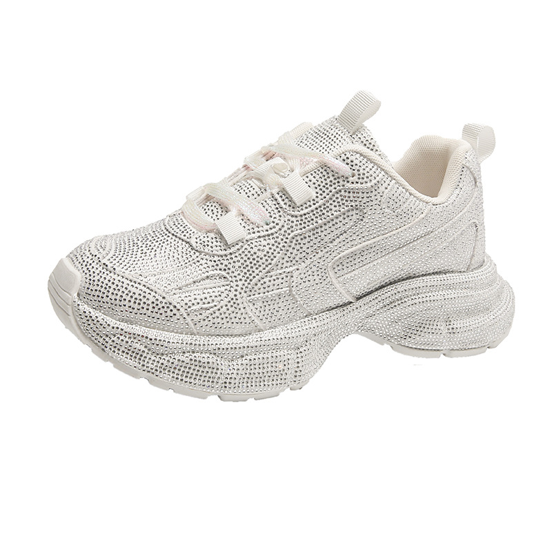 „European Station Full Diamond Paris Torre“ moteriški bateliai, 2024 m. pavasario nauji, storapadžiai, madingi, universalūs laisvalaikio sportiniai bateliai.