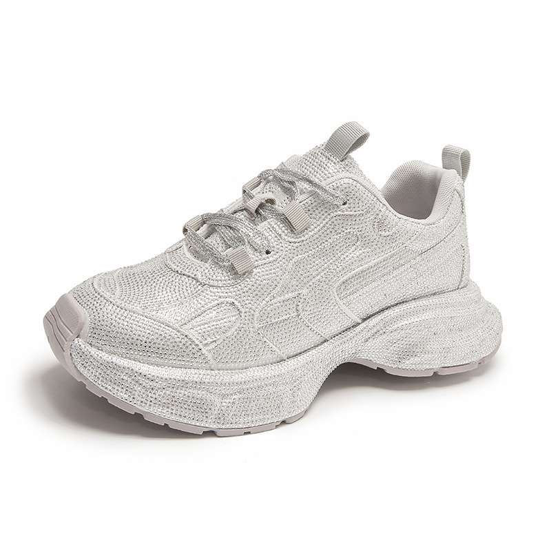 „European Station Full Diamond Paris Torre“ moteriški bateliai, 2024 m. pavasario nauji, storapadžiai, madingi, universalūs laisvalaikio sportiniai bateliai.