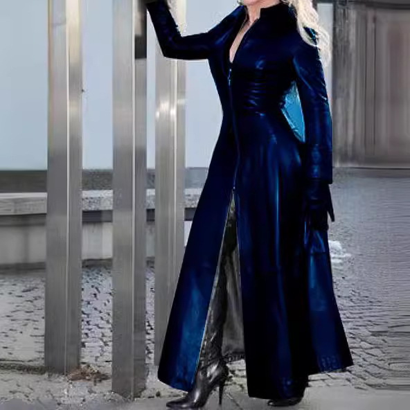 „Shopify“ tarpvalstybiniai norų sprogimai „Amazon AliExpress“ prailginta PU apykaklė odinė sandėlyje sprogimas vienas W162